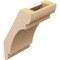 Ekena Millwork 5-inch W x 6-inch D x 10-inch H Olympic Rough Cedar Woodgrain TimberThane Knee Brace, Primed BRCUR05X06X10OLYRCPR - alternate 4